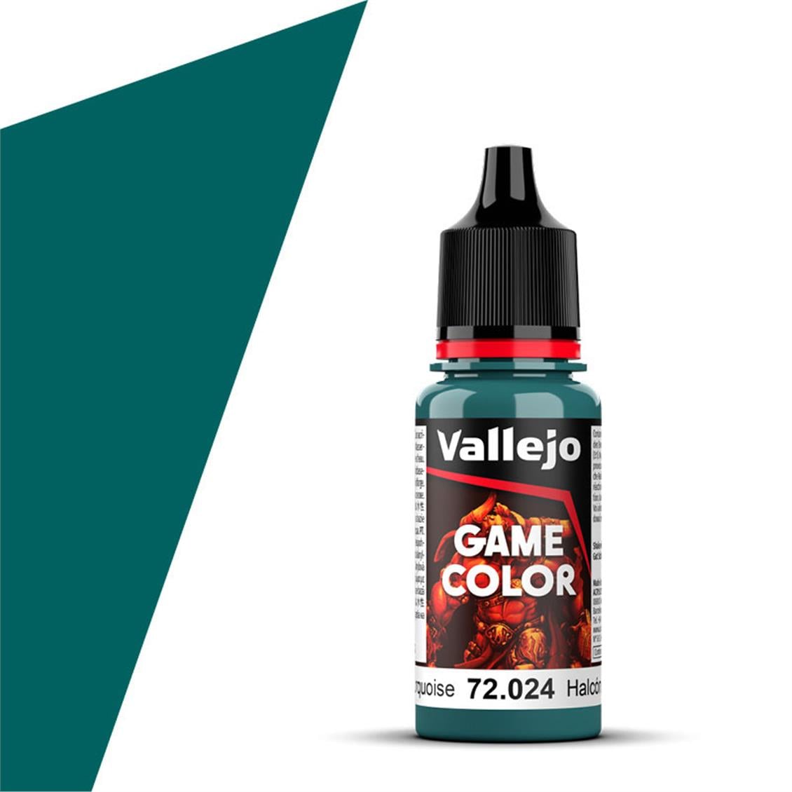 Vallejo 72024 17 ml. Turquoise, Game Color Serisi Model Boyası
