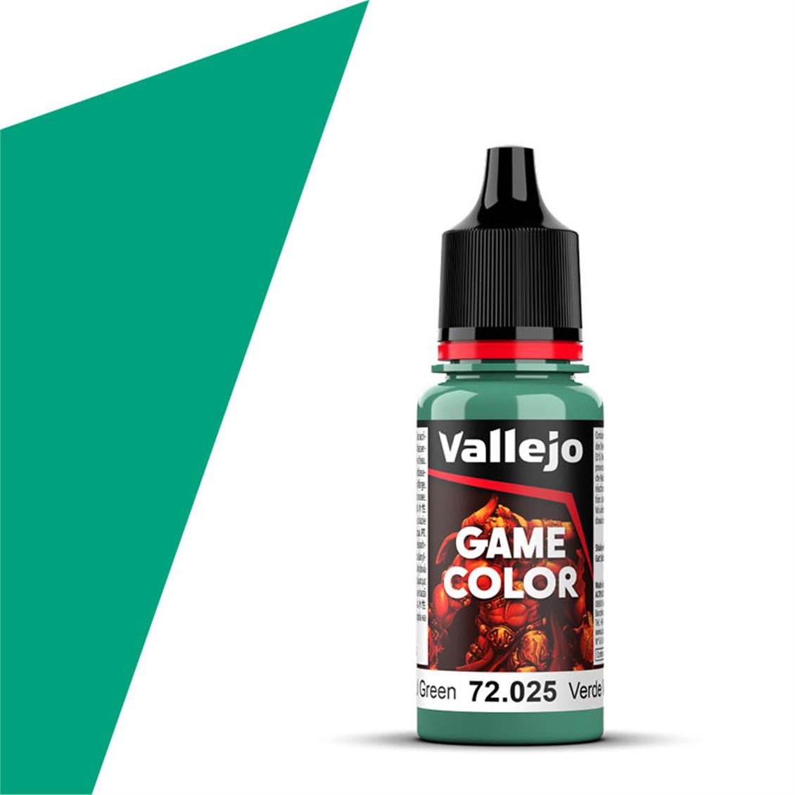 Vallejo 72025 17 ml. Foul Green, Game Color Serisi Model Boyası