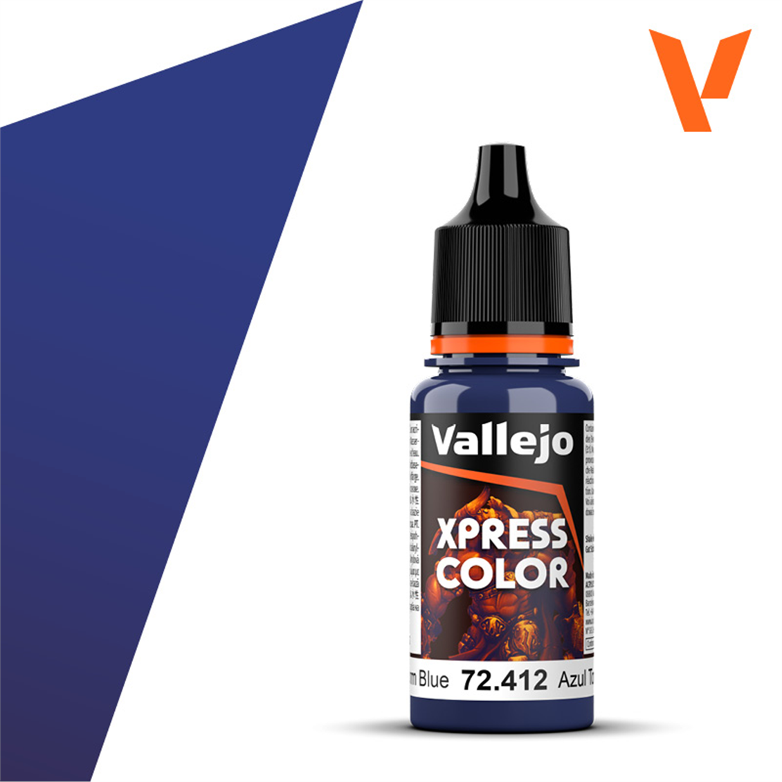 Vallejo 72412 18 ml. Storm Blue, Xpress Game Color Serisi Model Boyası