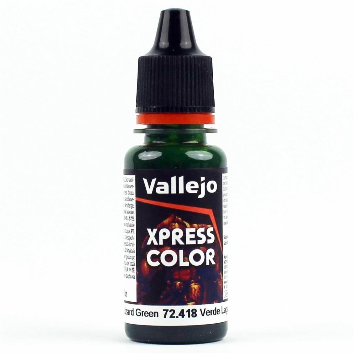 Vallejo 72418 18 ml. Lizard Green, Game Color Serisi Model Boyası