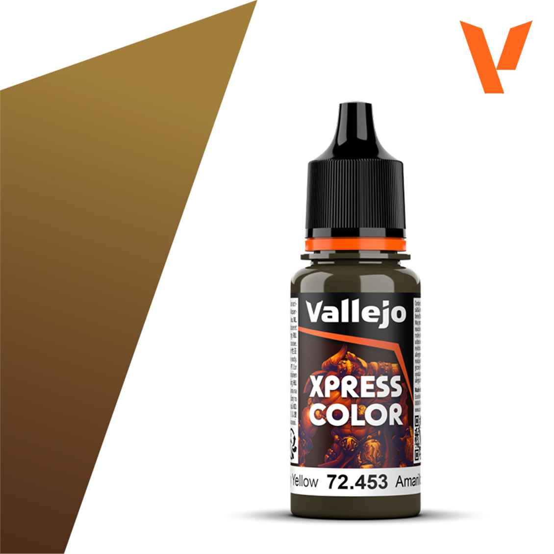 Vallejo 72453 18 ml. Military Yellow, Xpress Game Color Serisi Model Boyası