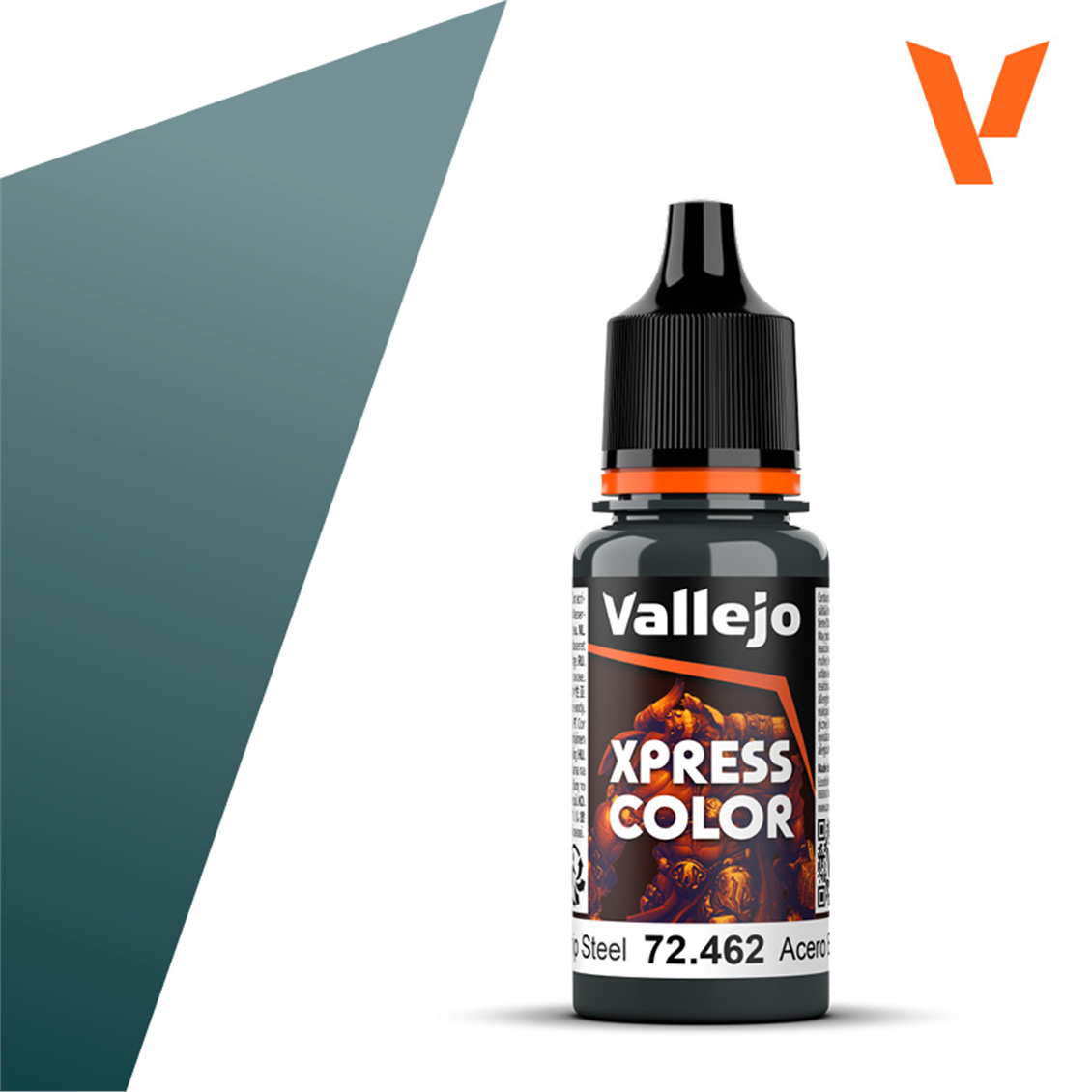 Vallejo 72462 18 ml. Starship Steel, Xpress Game Color Serisi Model Boyası