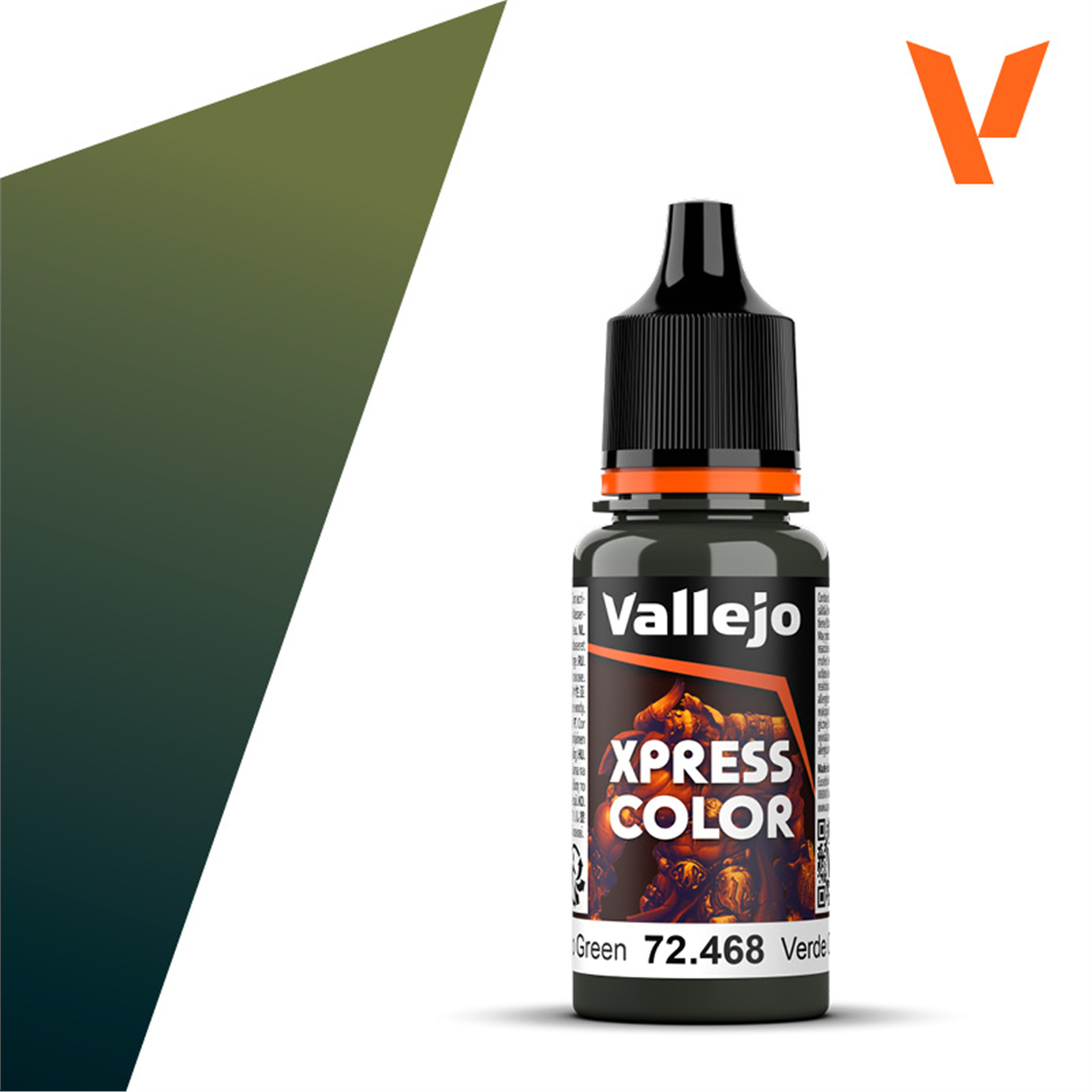 Vallejo 72468 18 ml. Commando Green, Xpress Game Color Serisi Model Boyası