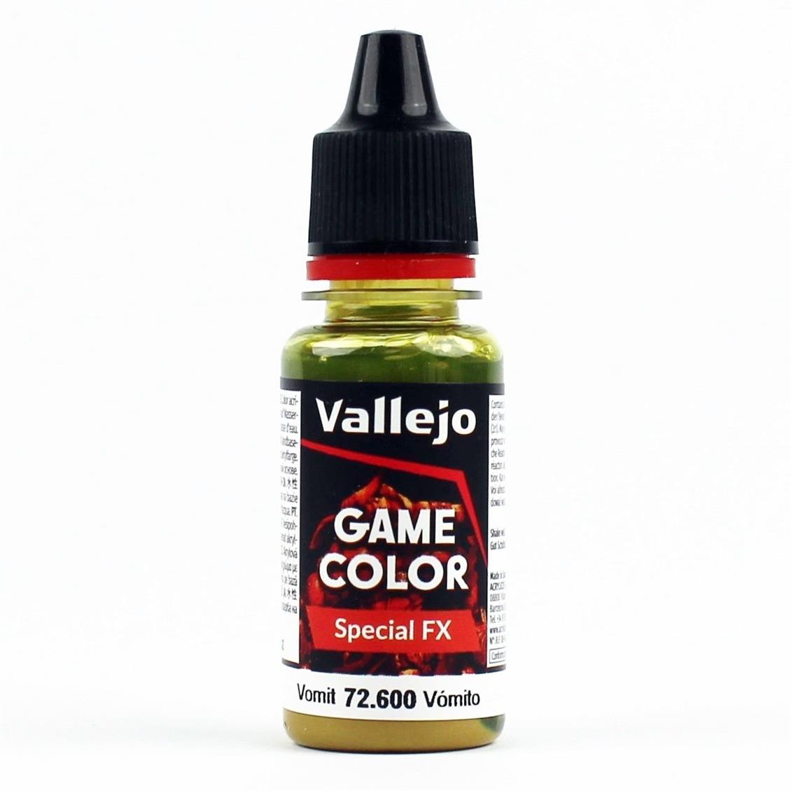 Vallejo 72600 18 ml. Vomit, Game Color Serisi Model Boyası