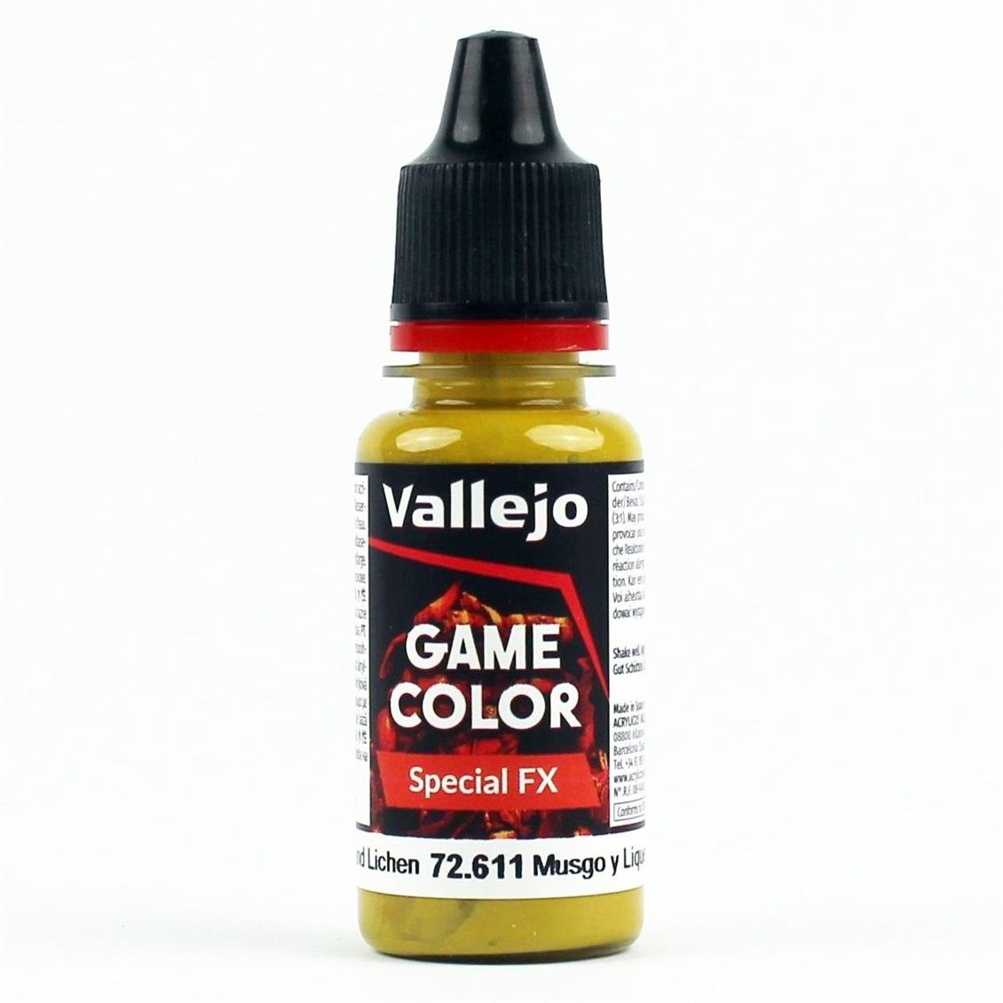 Vallejo 72611 18 ml. Moss and Lichen, Game Color Serisi Model Boyası