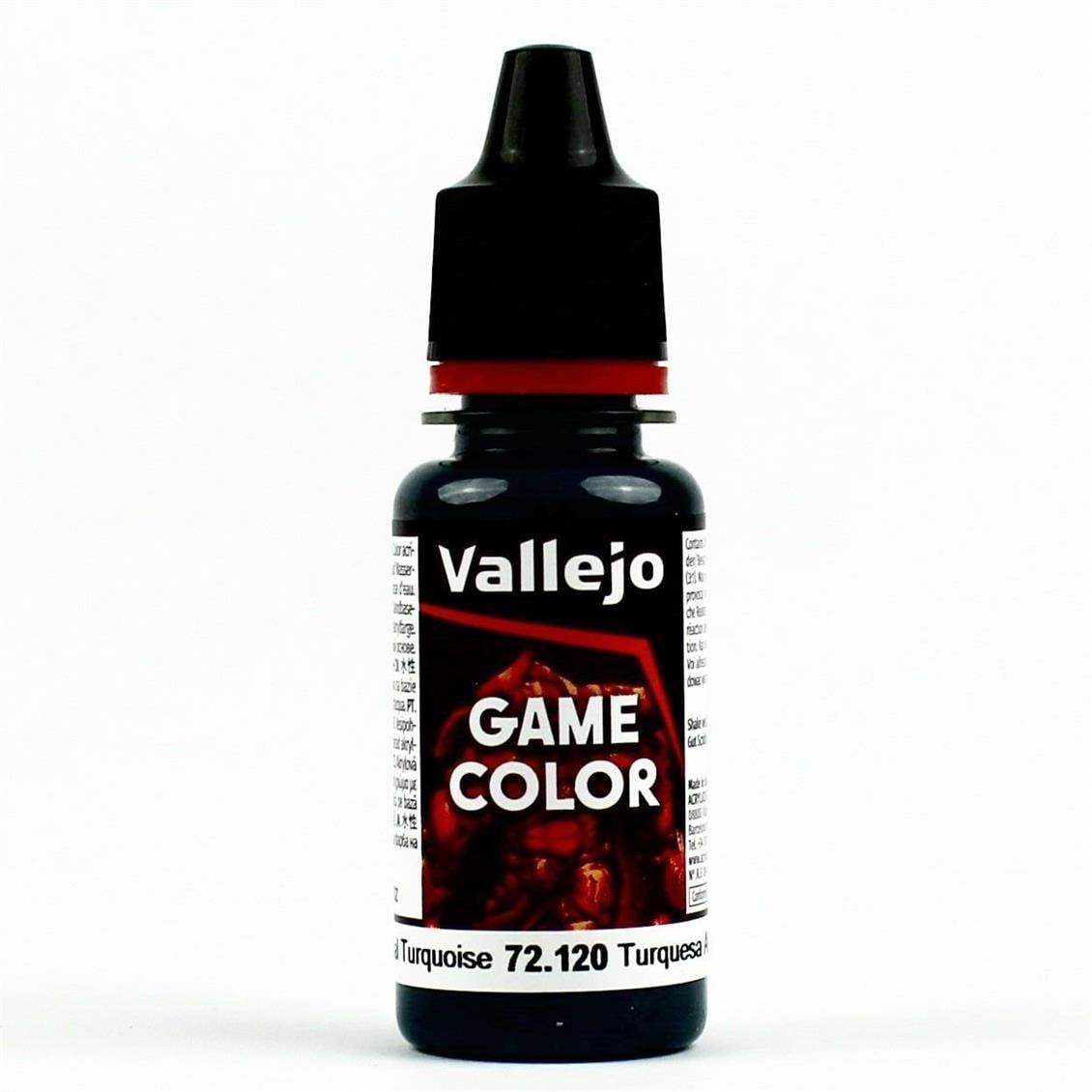 Vallejo 72653 18 ml. Abyssal Turquoise, Game Color Serisi Model Boyası