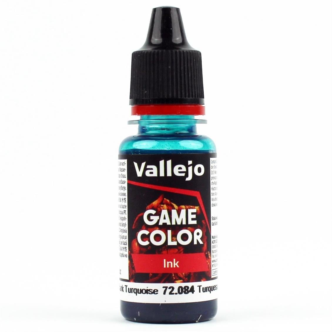 Vallejo 72653 18 ml. Dark Turquoise, Game Color Serisi Model Boyası