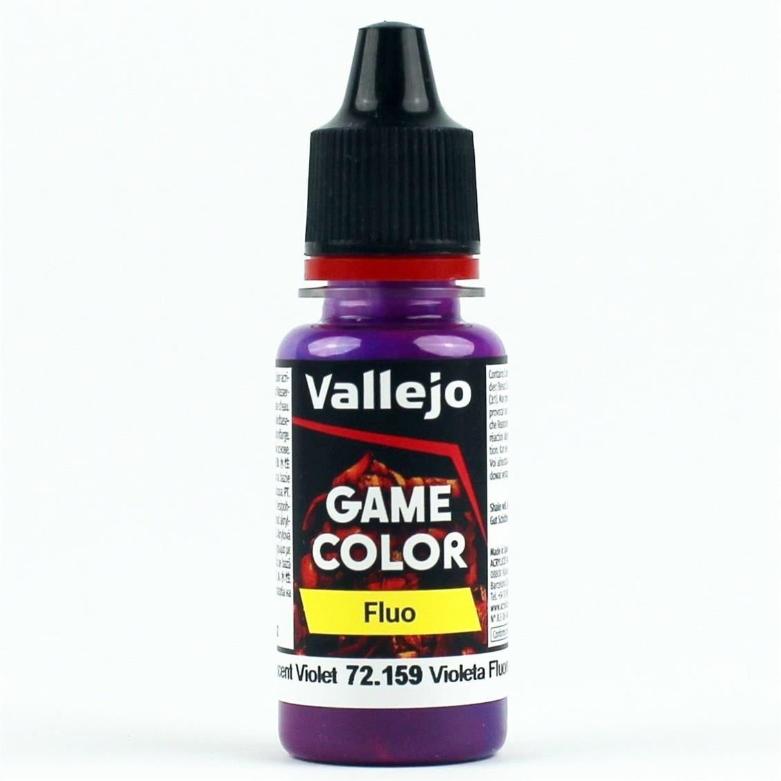 Vallejo 72653 18 ml. Fluorescent Violet, Game Color Serisi Model Boyası