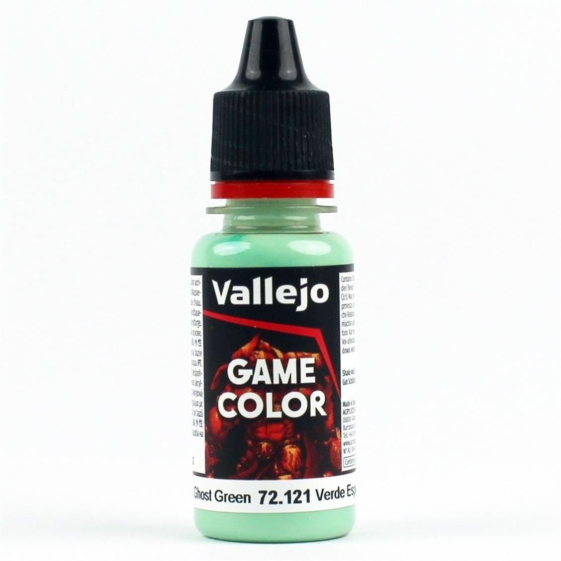Vallejo 72653 18 ml. Ghost Green, Game Color Serisi Model Boyası