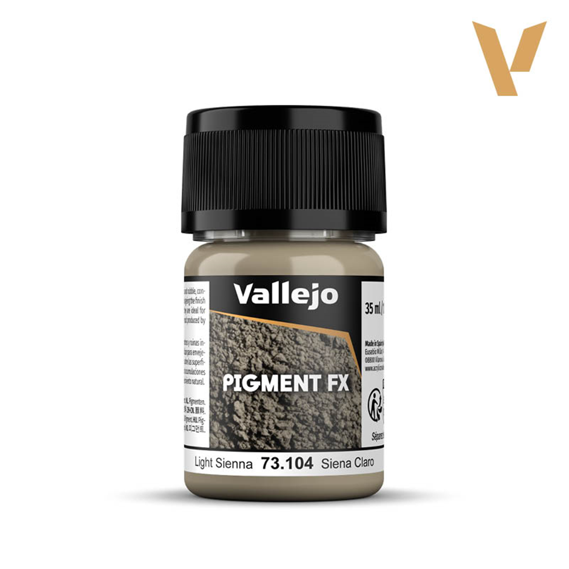 Vallejo 73104 35 ml. Light Sienna, Model Boyası Pigmenti