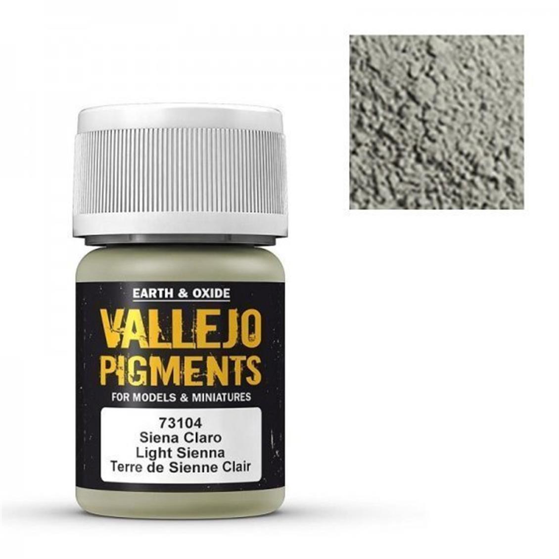 Vallejo 73104 35 ml. Light Sienna, Model Boyası Pigmenti