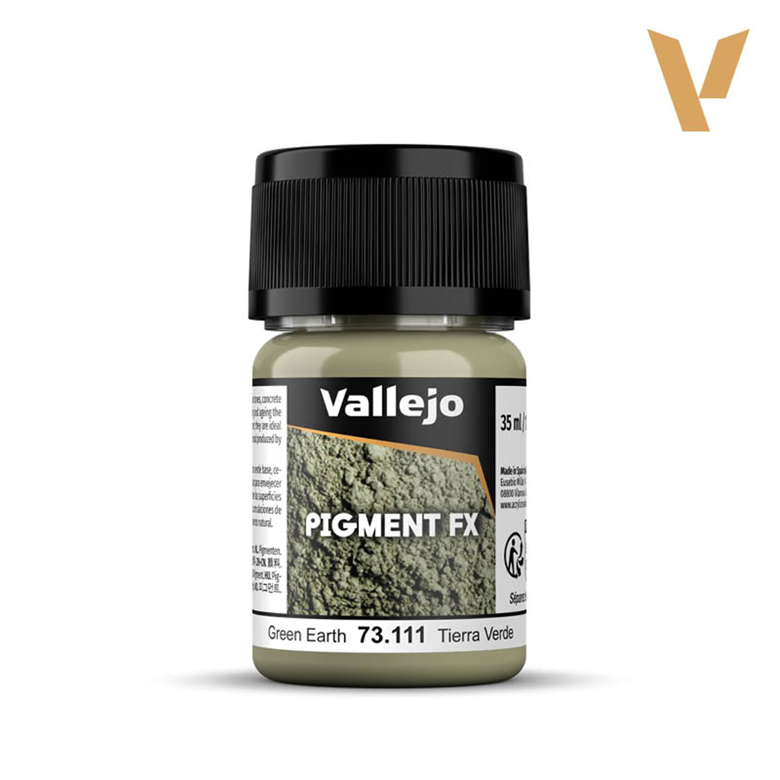 Vallejo 73111 35 ml. Green Earth, Model Boyası Pigmenti