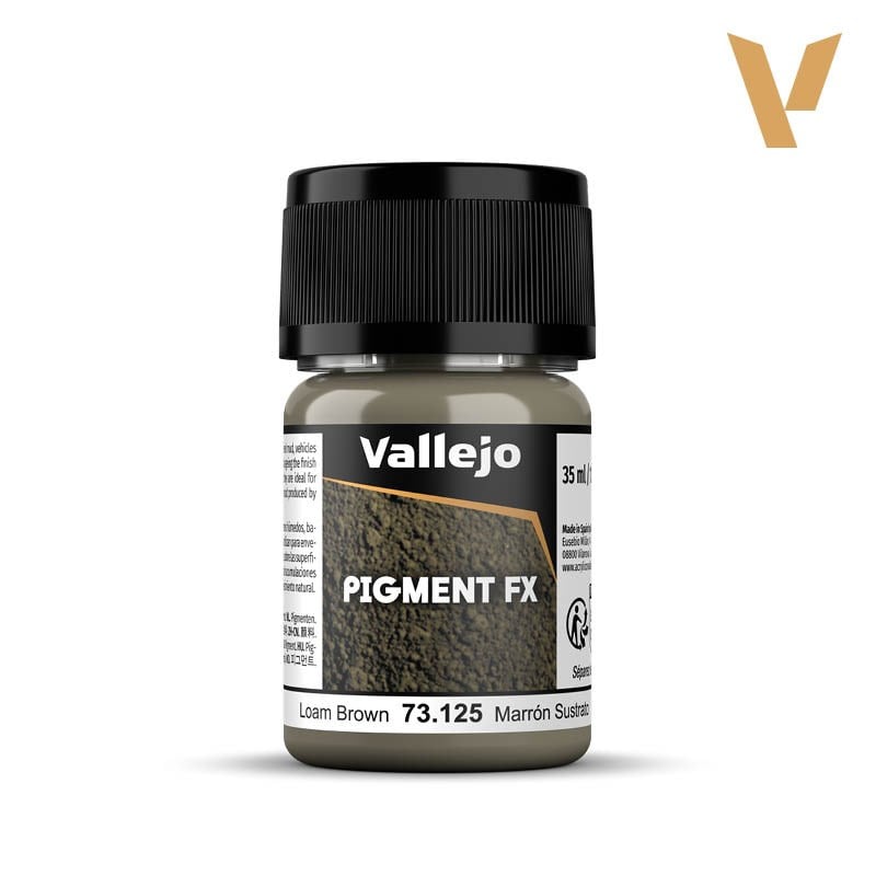 Vallejo 73125 35 ml. Loam Brown, Model Boyası Pigmenti