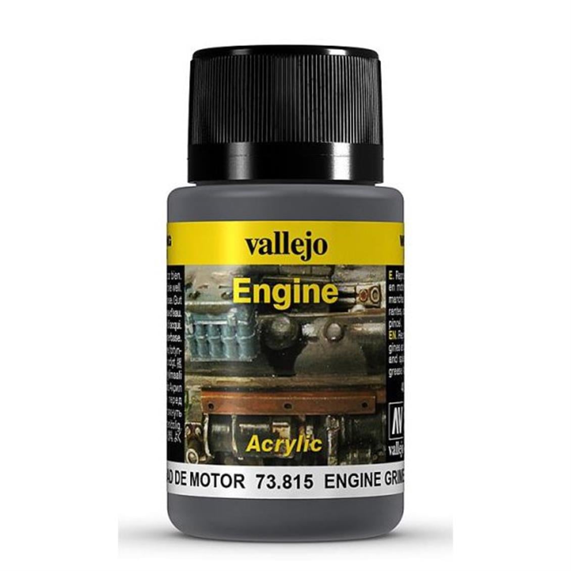 Vallejo 73815 40 ml. Motor Kiri, Motor Yüzeyi Efekti Boyası