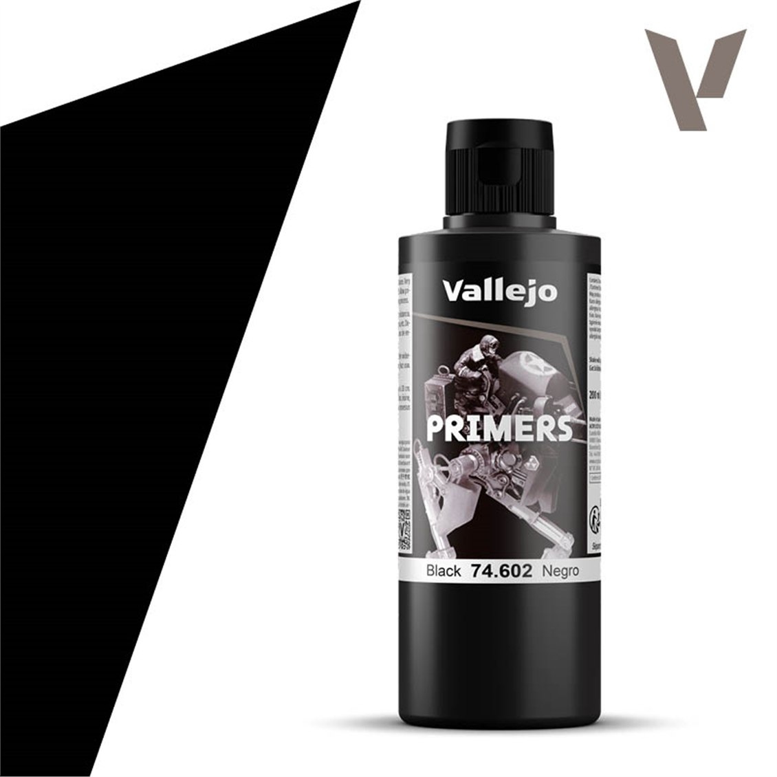 Vallejo 74602 200 ml. Black, Astar Model Boyası
