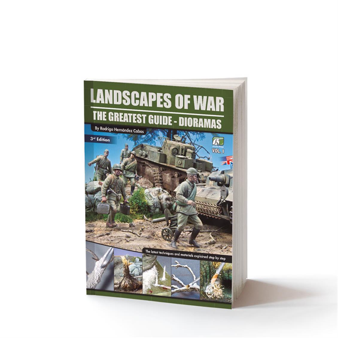 Vallejo 75004 Landscapes of War Vol.1, 112 Sayfa, İngilizce Modelcilik Kitabı