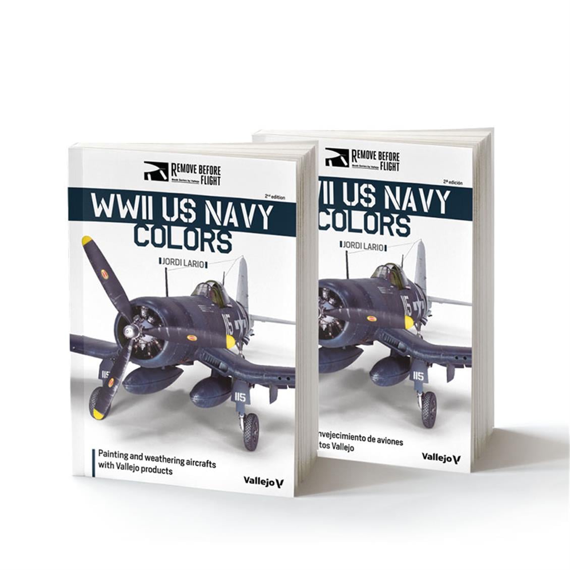 Vallejo 75024 WWII US NAVY Colors, 112 Sayfa, İngilizce Modelcilik Kitabı