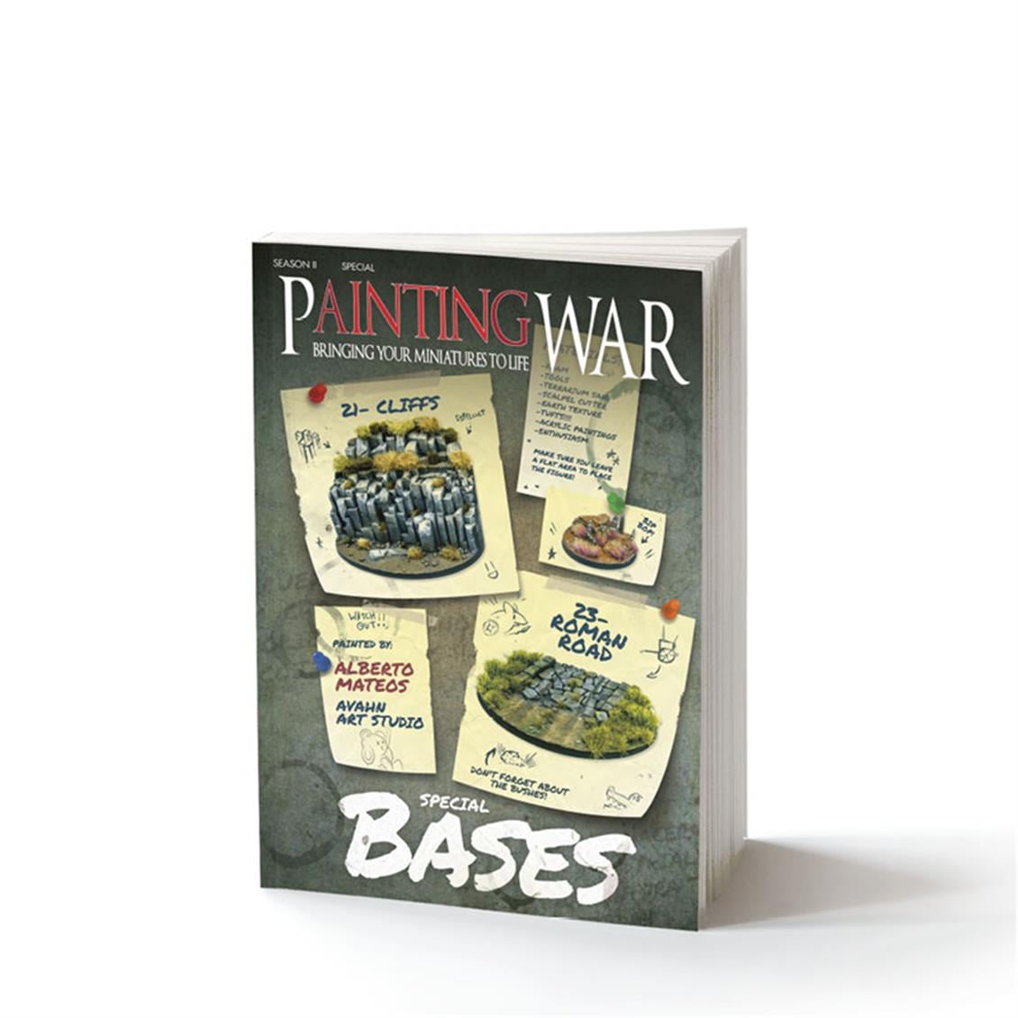 Vallejo 75045 Painting War Bases, 64 Sayfa, İngilizce Modelcilik Kitabı