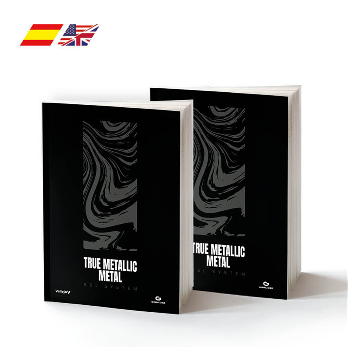 Vallejo 75093 True Metallic Metal BSL System, 100 Sayfa, İngilizce Modelcilik Kitabı