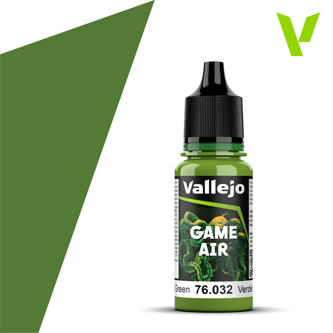 Vallejo 76032 18 ml. Scorpy Green, Model Air Serisi Model Boyası