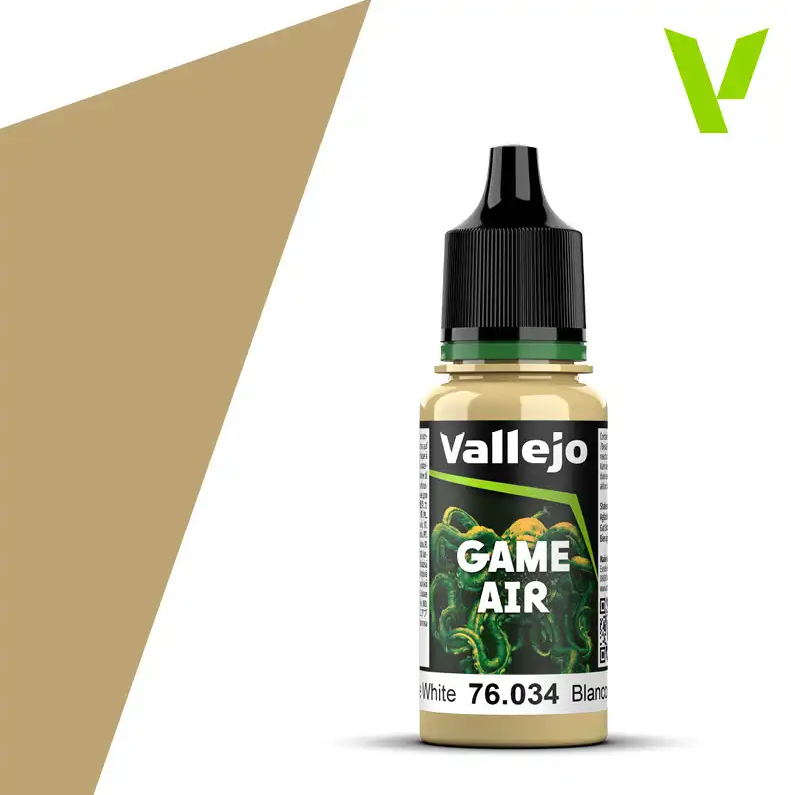 Vallejo 76034 18 ml. Bone White, Model Air Serisi Model Boyası