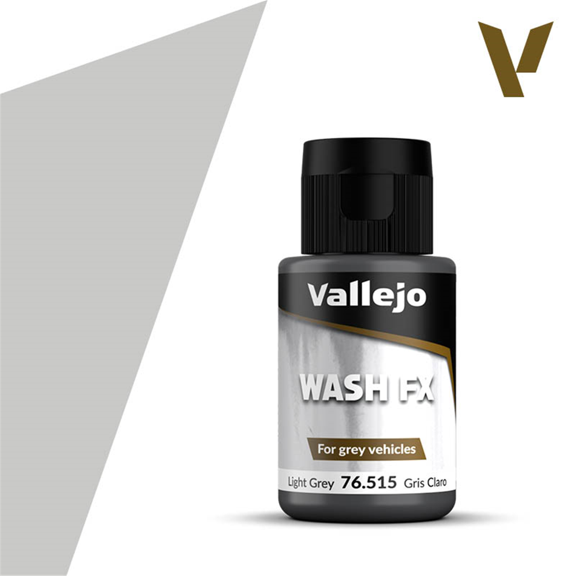 Vallejo 76515 35 ml. Light Grey, Wash Serisi Model Boyası