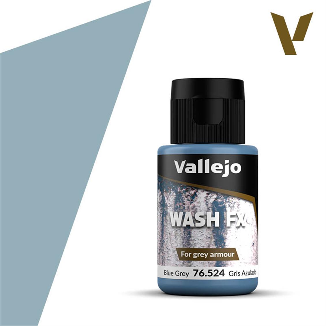 Vallejo 76524 35 ml. Blue Grey, Wash Serisi Model Boyası