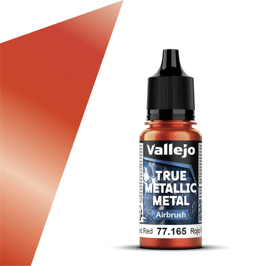 Vallejo 77165 18 ml. Forged Red, Airbrush, True Metallic Metal (TMM) Serisi Model Boyası