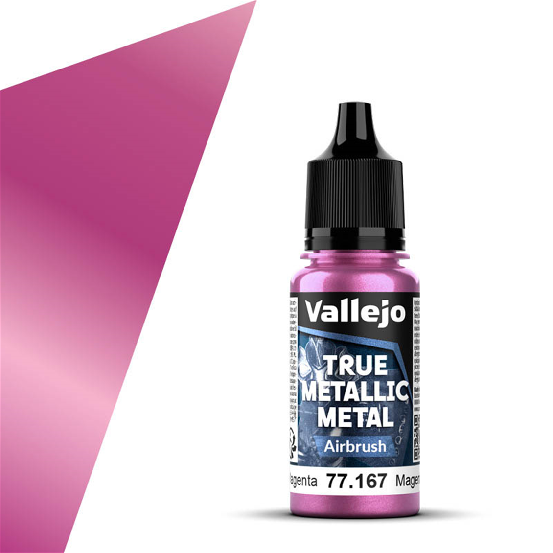 Vallejo 77167 18 ml. Crimson Magenta, Airbrush, True Metallic Metal (TMM) Serisi Model Boyası