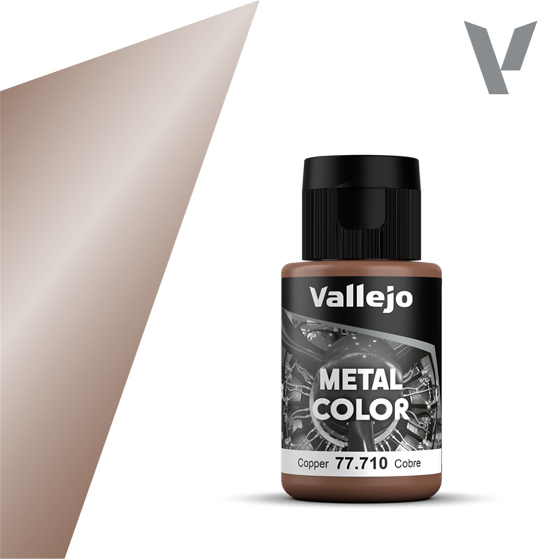Vallejo 77710 32 ml. Copper, Metal Color Serisi Model Boyası