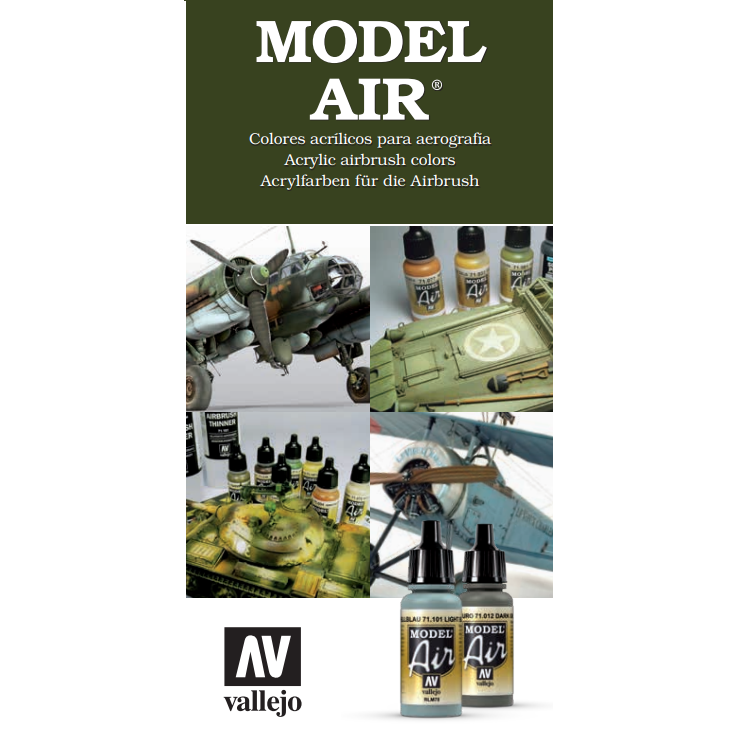 Vallejo CC071 Model Boyası Renk Kataloğu, Model Air, Rev.18