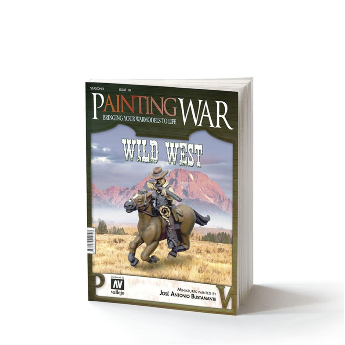 Vallejo PAWA010 Vahşi Batı Figürleri Boyama Teknikleri, 72 Sayfa, İngilizce