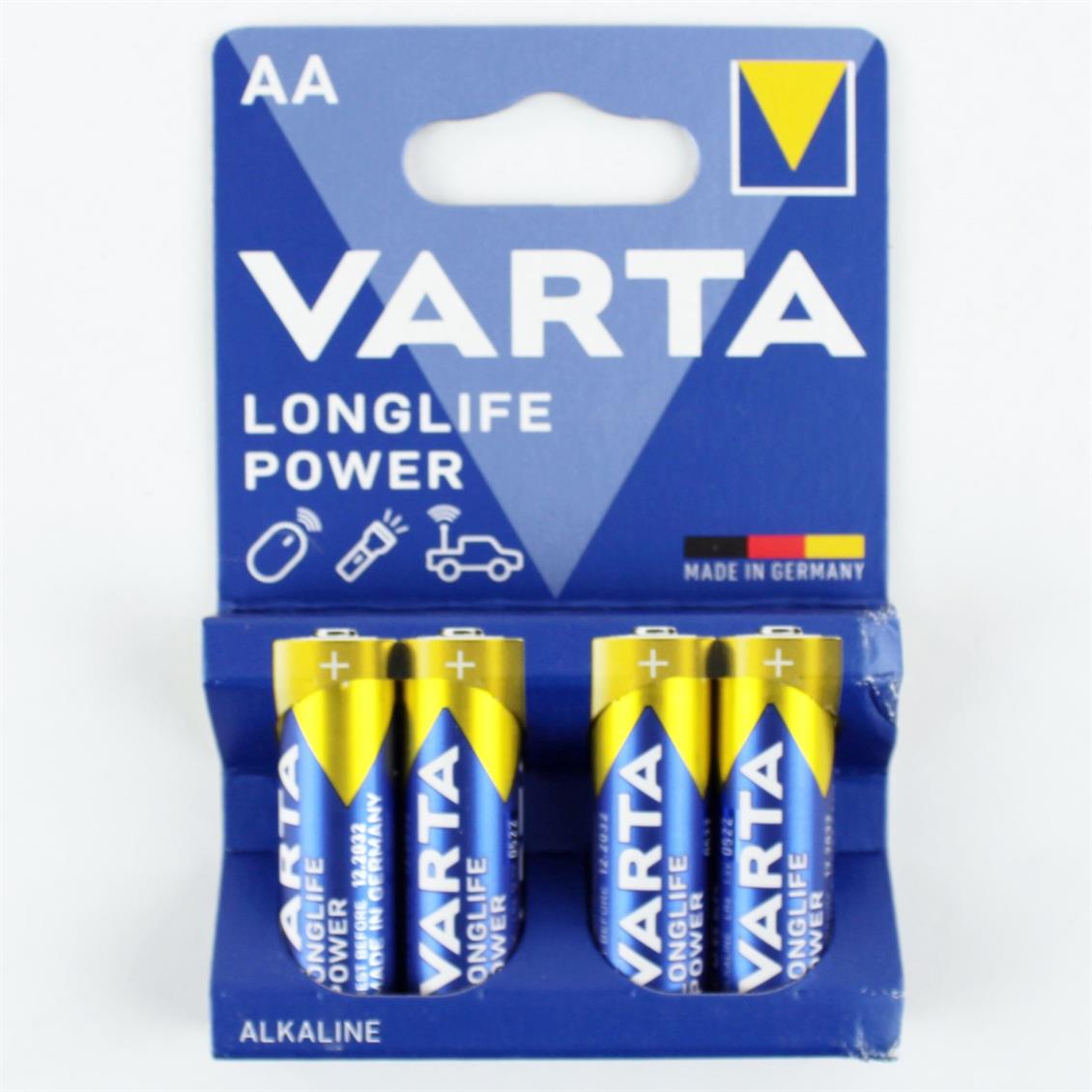 Varta 4906 AA Kalem Pil, Longlife Alkalin,  4 Adet