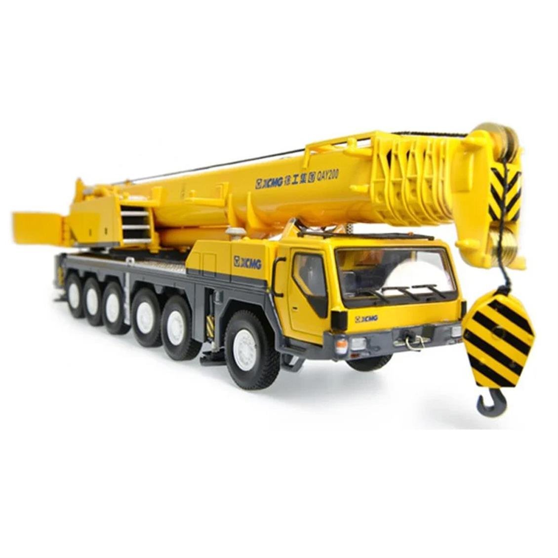 Yagao QAY200 1/50 XCMG 200 Ton Tekerli Vinç-Sergilemeye Hazır Metal Model