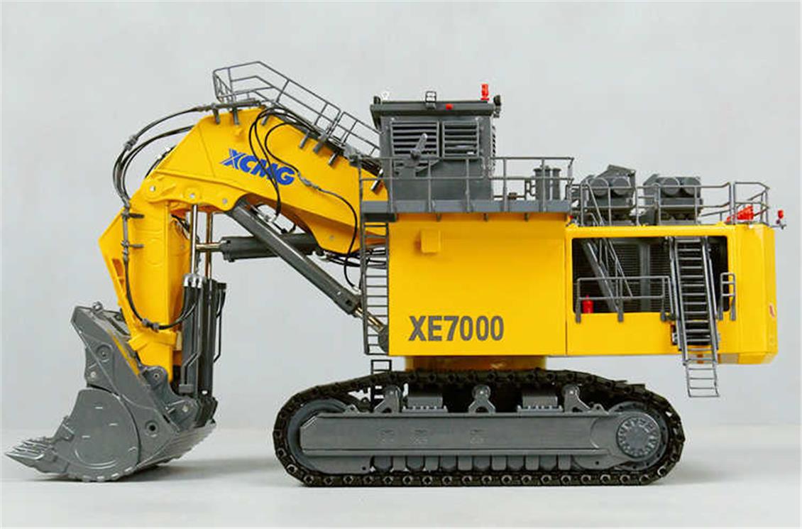 Yagao XE7000 1/50 XCMG Maden Ekskavatörü-Sergilemeye Hazır Metal Model