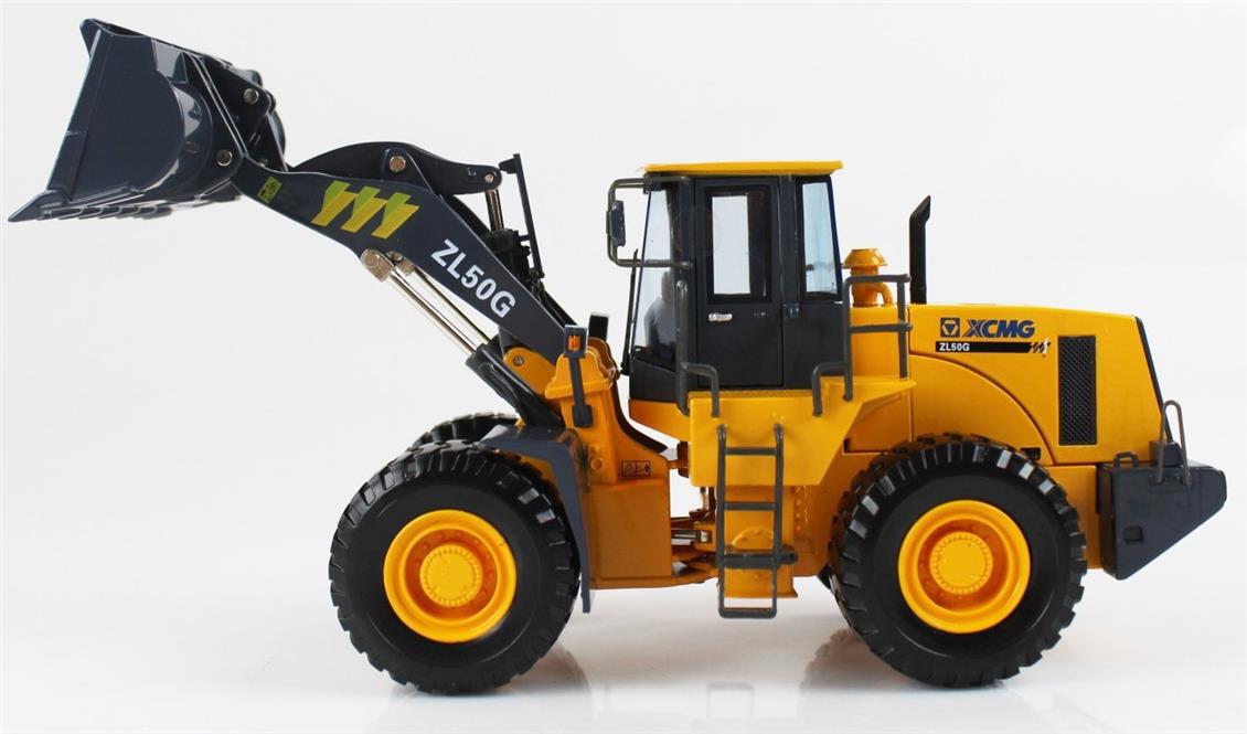 Yagao ZL50G 1/35 XCMG Tekerli Yükleyici-Sergilemeye Hazır Metal Model