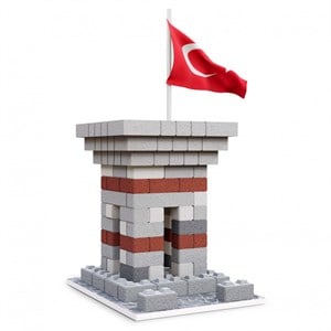 Eshel 12, 1/24 Ölçek Nöbetçi Kulesi, 104 Parça, 15x11,5x14,3 cm.
