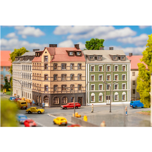 Faller 282783 1/220 Ölçek, Sıra Apartmanlar, Plastik Model Kiti