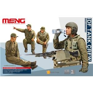 Meng HS-002 1/35 Ölçek IDF Tank Mürettebatı, 4 Adet, Plastik Figür Model Kiti