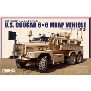 Meng SS-005 1/35 Ölçek Cougar 6x6 Mrap Zırhlı Personel Taşıyıcı, Plastik Model Kiti