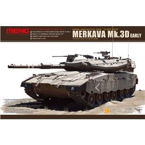 Meng TS-001 1/35 Ölçek Merkava Mk.3D Erken Dönem Tankı, Plastik Model Kiti