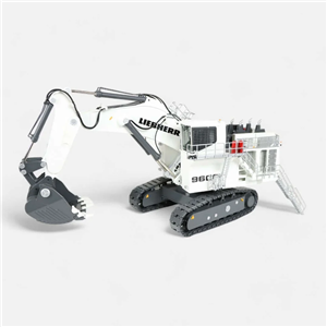 NZG 1050 1/50 Ölçek, Liebherr R 9600 Paletli Ekskavatör, Sergilemeye Hazır Metal Model