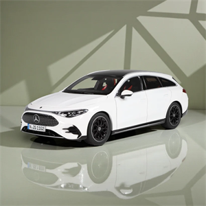 NZG 1102/41 1/18 Ölçek, Mercedes-Benz CLA Shooting Brake with EQ Tech. Araba, Polar Beyaz, Sergilemeye Hazır Metal Model