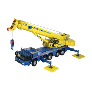 NZG VAKF0009 1/50 Ölçek, ,XCMG XCA220 5 Akslı Mobil Vinç, Mavi/Sarı, Sergilemeye Hazır Metal Model