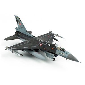 QD611 1/72 Ölçek, F-16C B-50 Savaşan Şahin, 152 Kaplan Filo, Akıncılar, Sergilemeye Hazır Model Uçak
