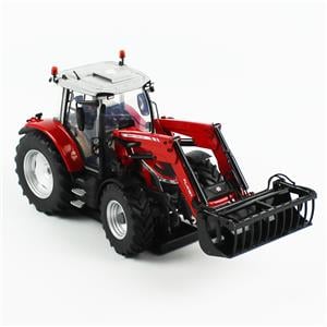 Universal Hobbies UH6603 1/32 Ölçek, Massey Ferguson 5S.135 (Önden Kepçeli-FL.4121) Traktör, Sergilemeye Hazır Tarımsal Makine
