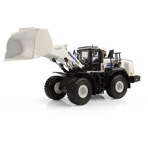 Universal Hobbies UH8182 1/50 Ölçek, Komatsu WA475-10 Loder (Beyaz Versiyon), Sergilemeye Hazır Tarımsal Makine Modeli