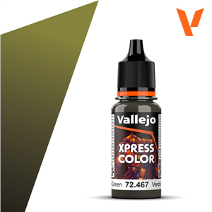 Vallejo 72467 18 ml. Camouflage Green, Xpress Game Color Serisi Model Boyası