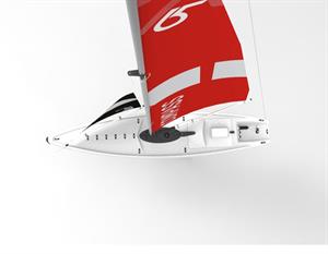 Volantexrc EXA79101R Compass 65cm.ABS Gövdeli,Servolu, 2.4Ghz Kumandalı Yelkenli Tekne