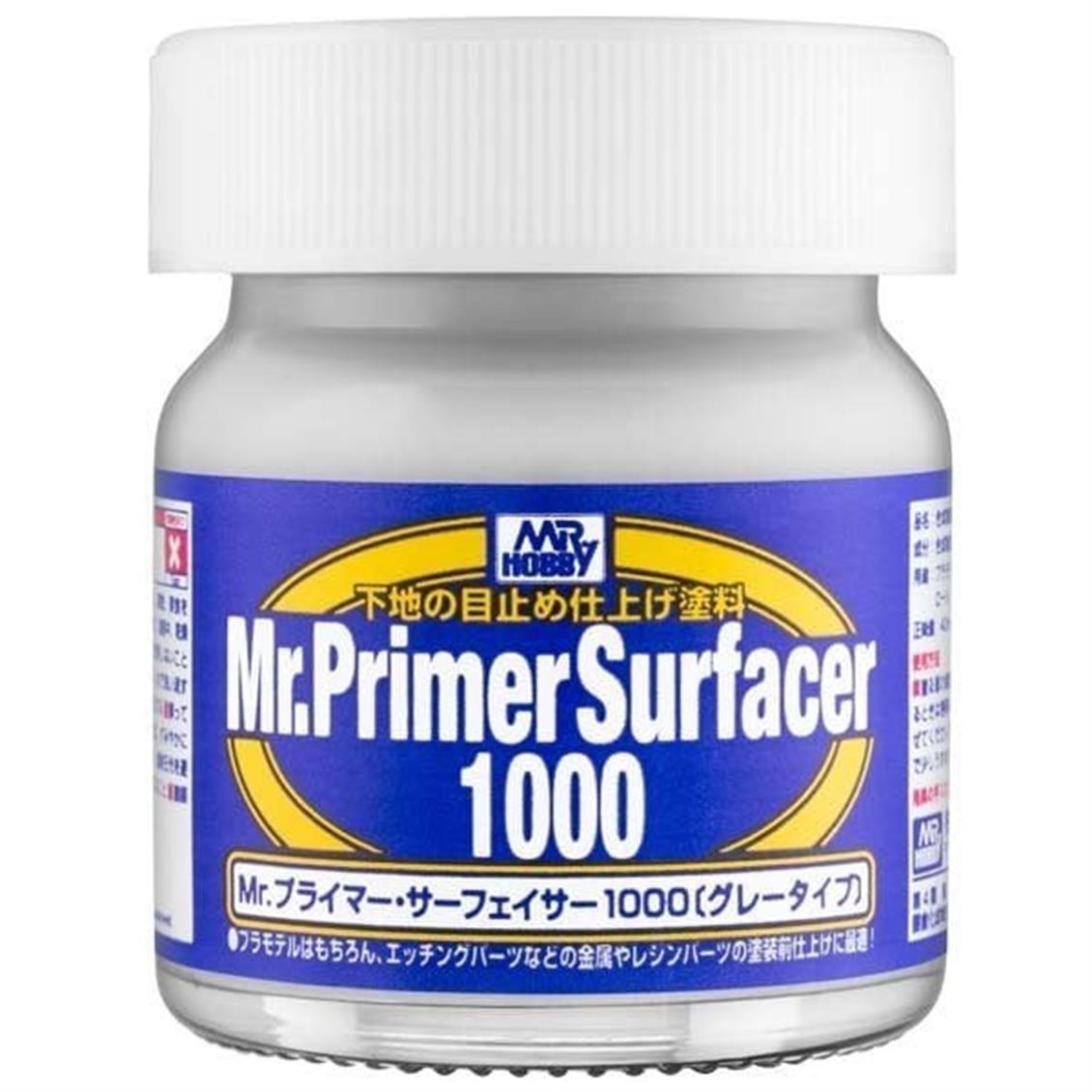 Mr. Hobby B524 Mr. Primer Surfacer 1000 – Gray Spray Paint – 170ml – New